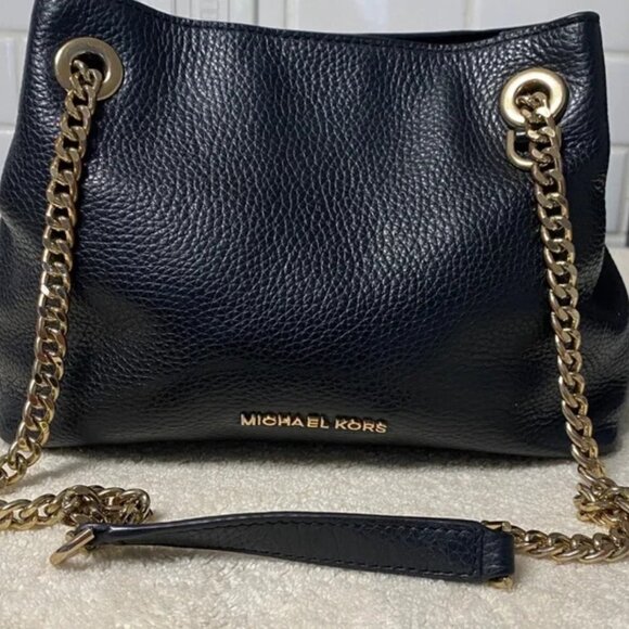 Michael Kors Black Leather crossbody bag EUC - Picture 11 of 13